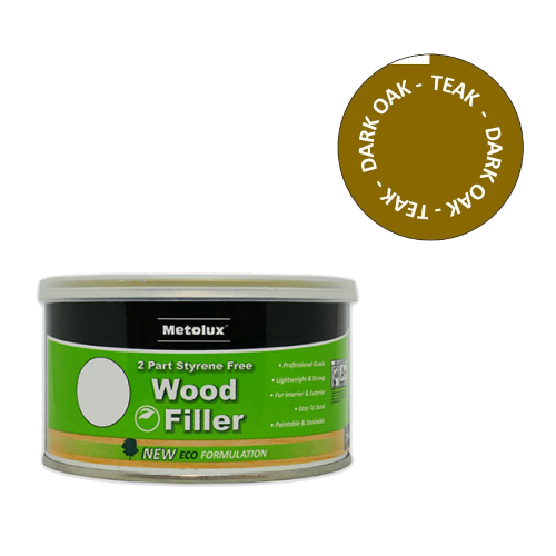 Wood Filler - 2 Part - 0.5Kg - Dark Oak