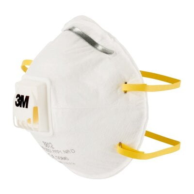 3M Disposable Respirator - Valved - Cup Shaped - FFP1