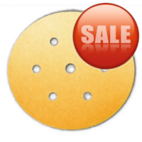 SIA 1947  - 150mm Sanding Discs - P120-150 - 7 Holes