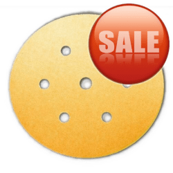 SIA 1947  - 150mm Sanding Discs - P120-150 - 7 Holes